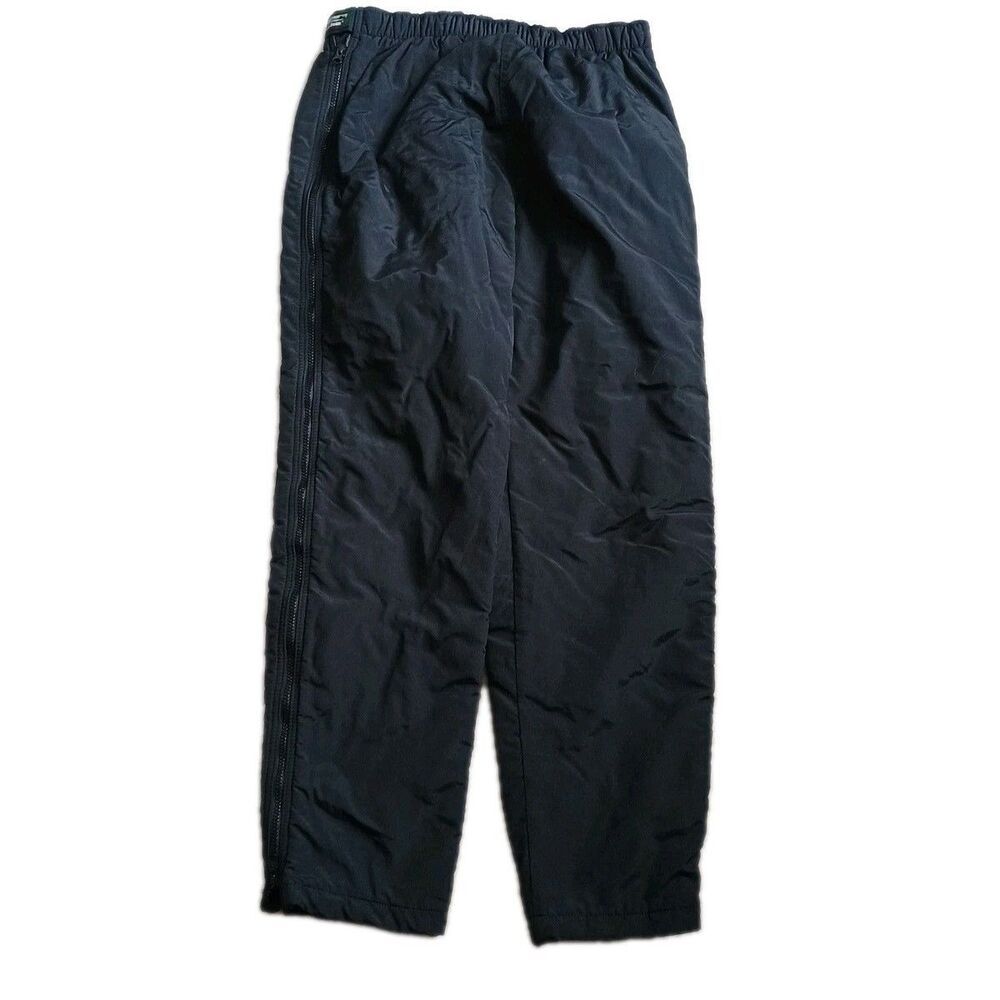 Vintage LL Bean Pants Womens Sz L Black Thinsulate Nylon Snow Ski Made USA 90s